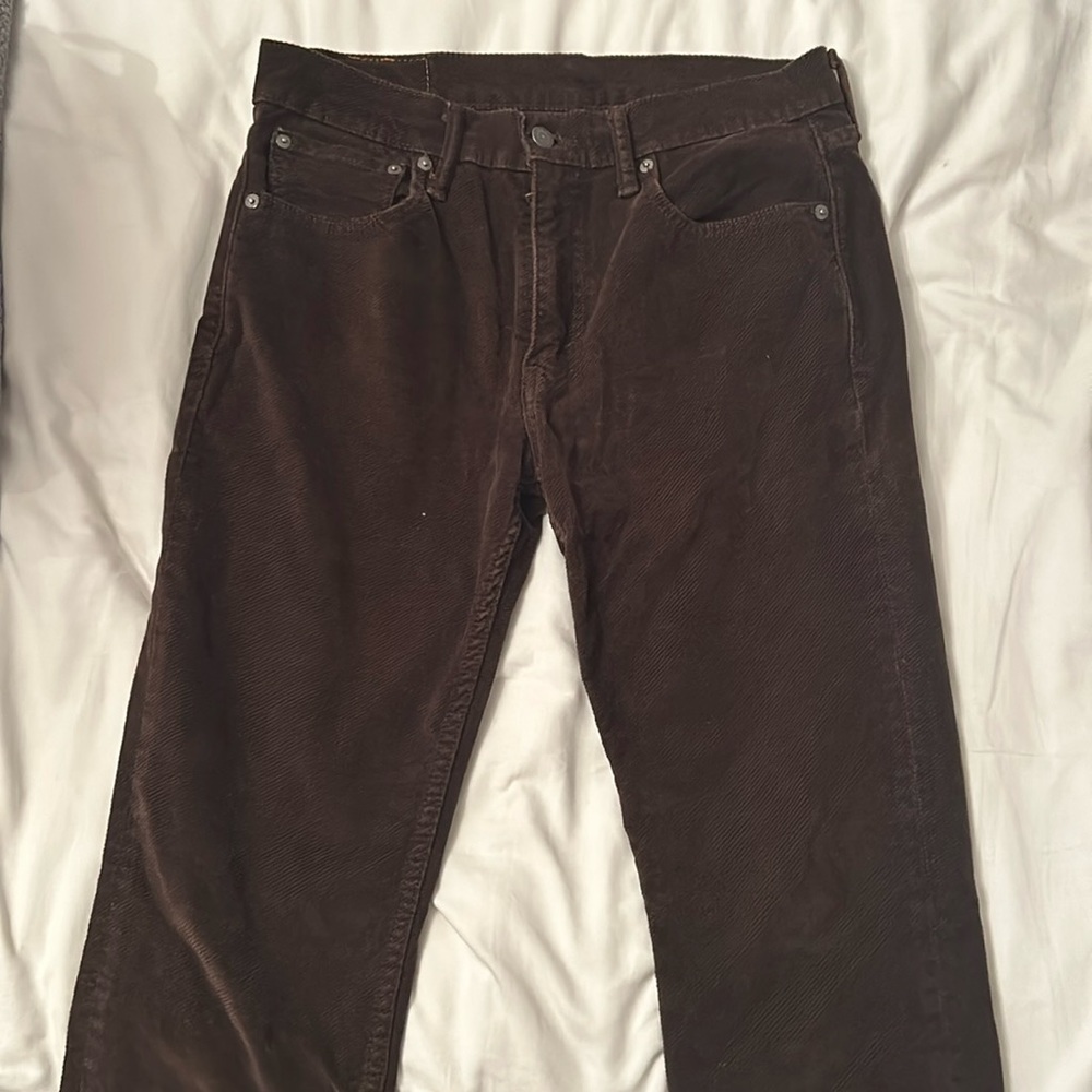 Brown corduroy Levi’s